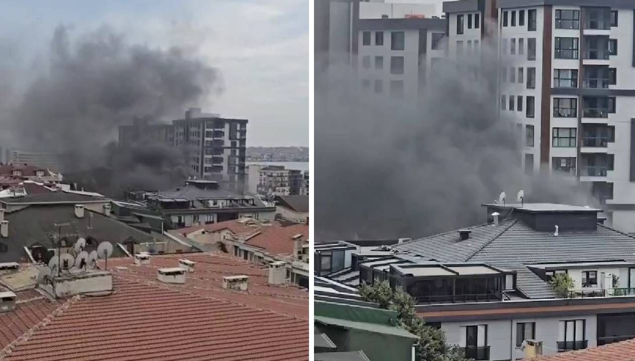 kucukcekmecede 5 katli binada yangin mahsur kalanlar ve yaralilar var gmfgSKf2